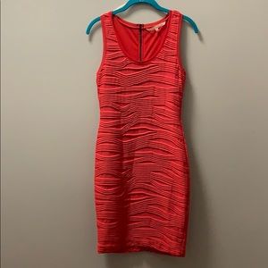 Rachel by Rachel Roy Ribbed Red Tank Dress